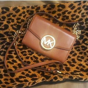 MICHAEL KORS Tan Crossbody Bag